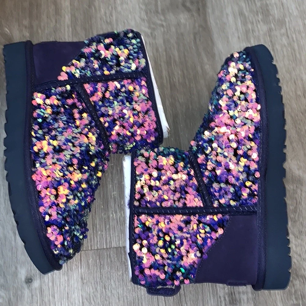 Ugg mini stellar sequin boots